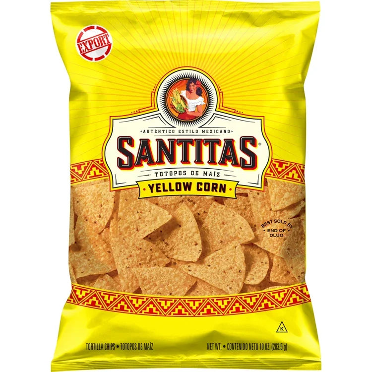 Santitas Yellow Corn Tortilla Chips 10 OZ (283.5g) - Export